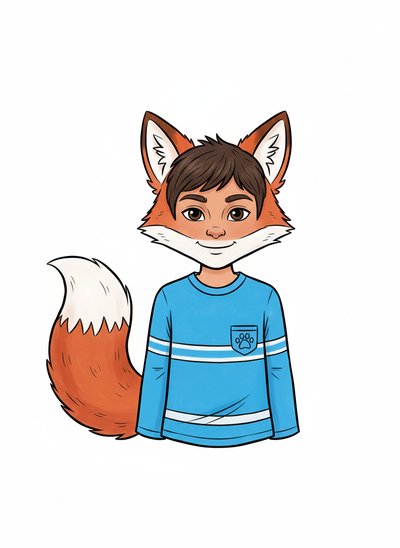 My Wee Fox Andrew 🦊 - Classic Coloring Book