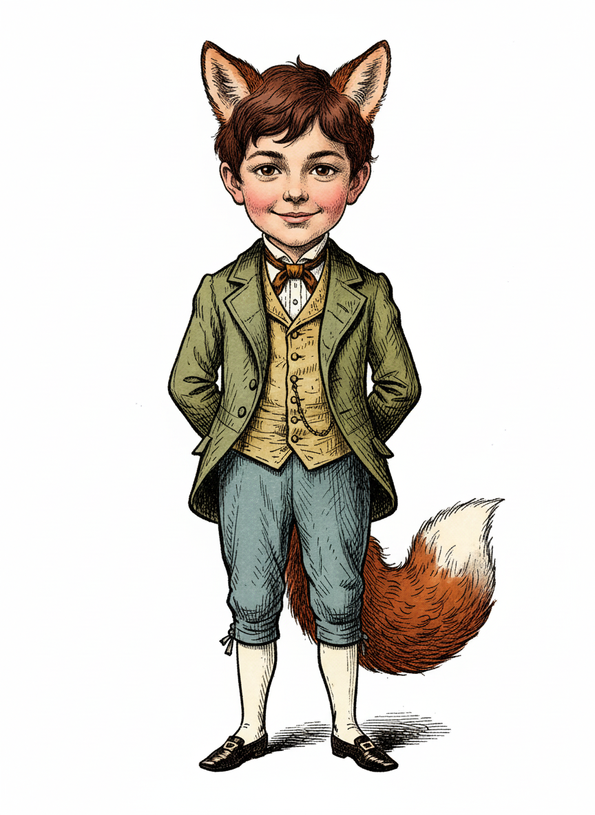 Foxy Andrew - Victorian Illustration