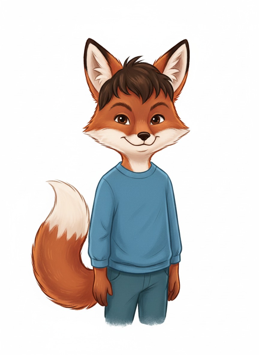 Foxy Andrew - Vintage Storybook