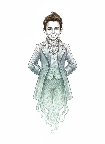 Andrew's Ghostly Adventures 🌟 - Victorian Illustration
