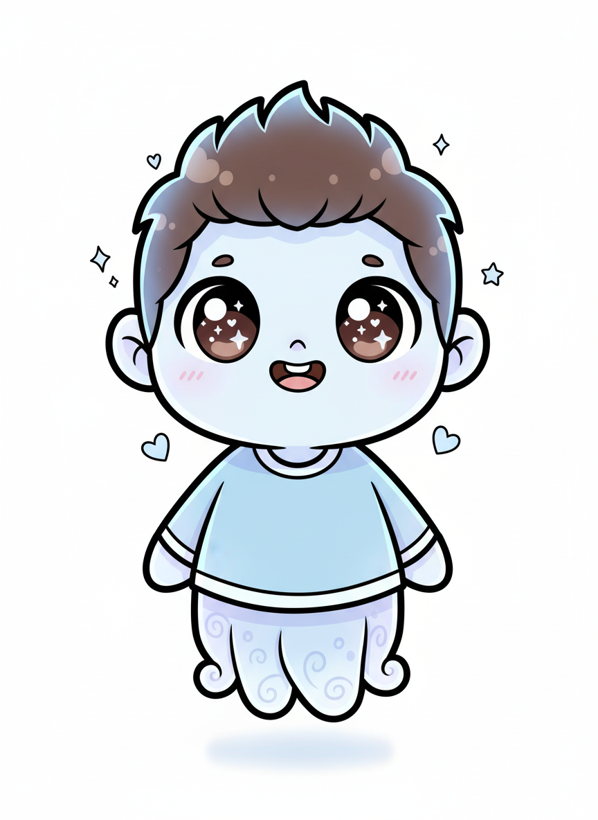 Andrew the Friendly Phantom - Kawaii Cute