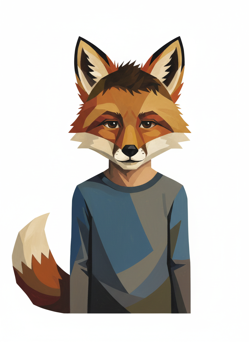 Foxy Andrew - Cubist Painting