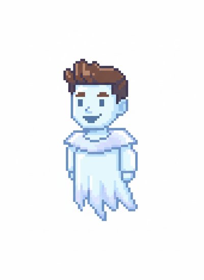 Andrew's Ghostly Adventures 🌟 - Pixel Art