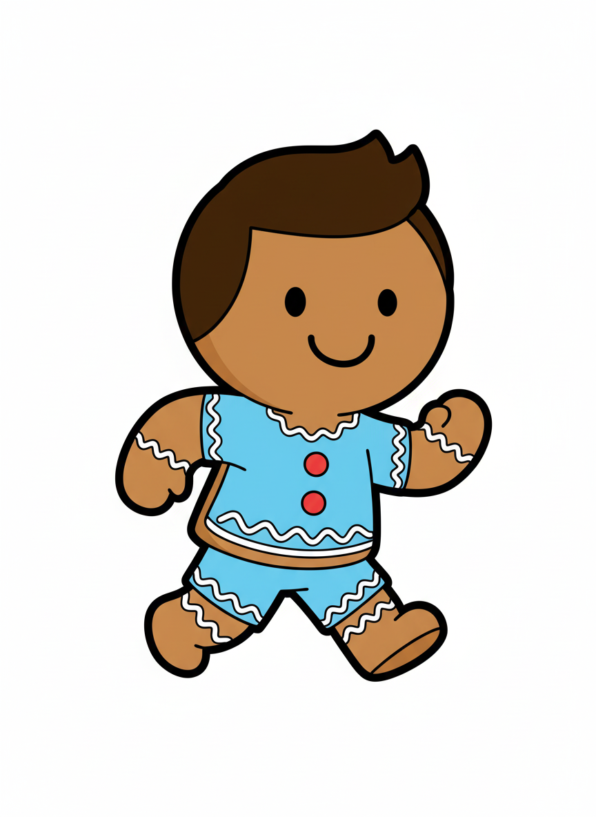 Andrew the Gingerbread Lad - Preschool Simple