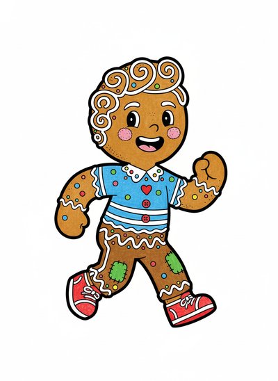 Andrew's Gingerbread Adventure 🍪 - Classic Coloring Book