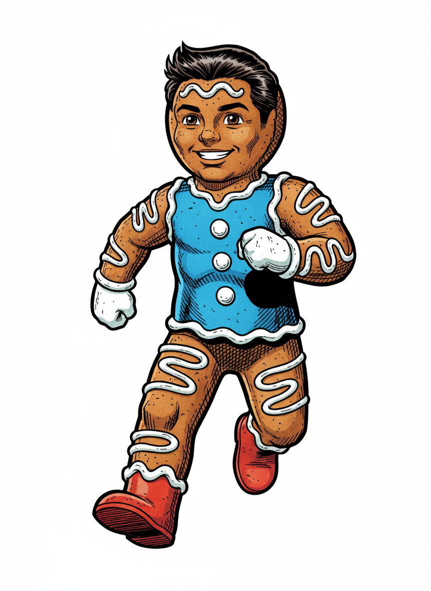 Andrew the Gingerbread Lad - Comic Book