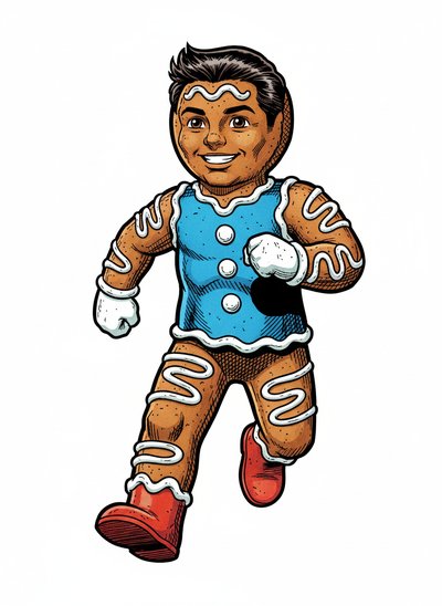 Andrew's Gingerbread Adventure 🍪 - Comic Book