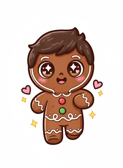 Andrew's Gingerbread Adventure 🍪 - Kawaii Cute