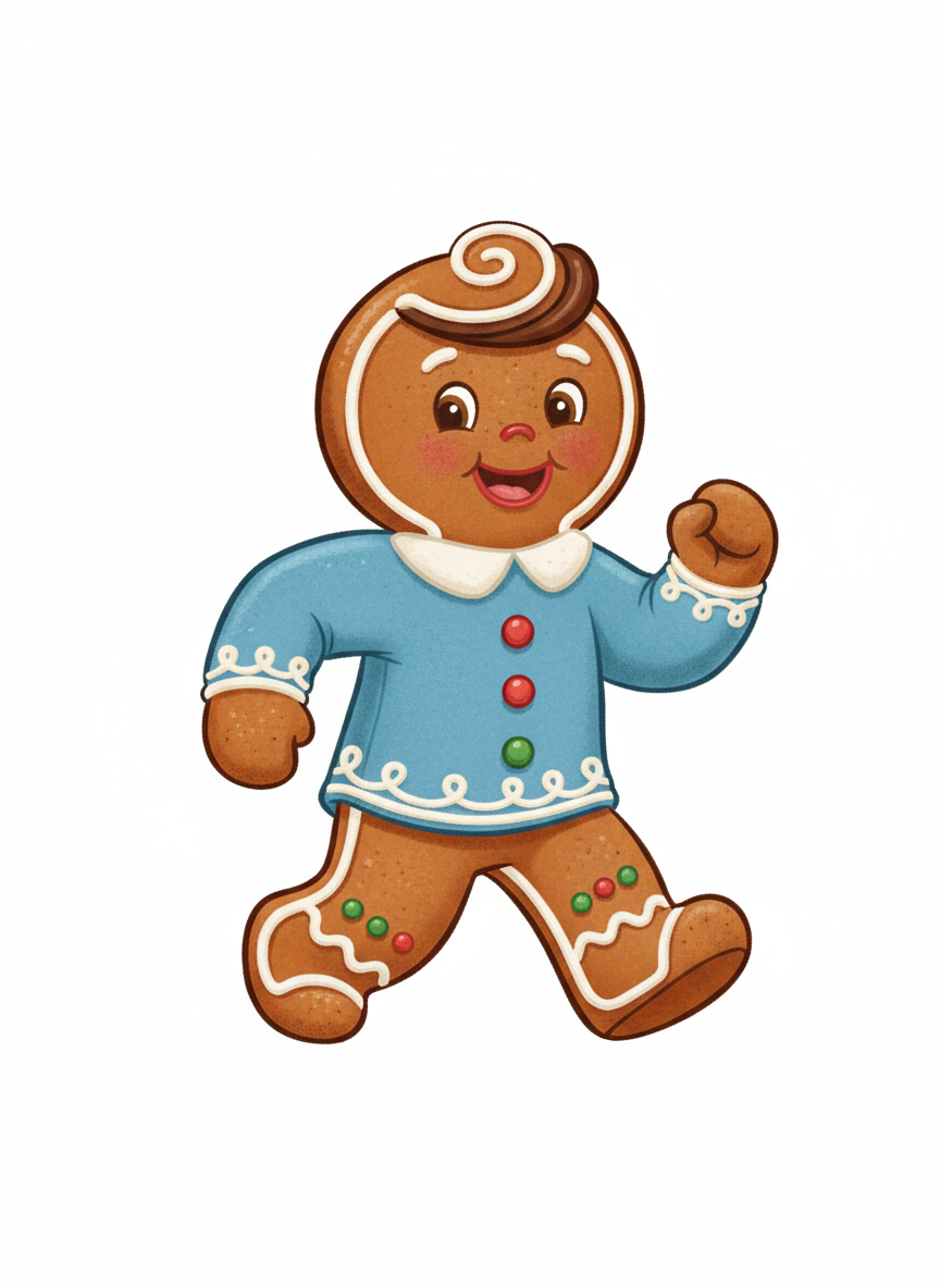 Andrew the Gingerbread Lad - Vintage Storybook