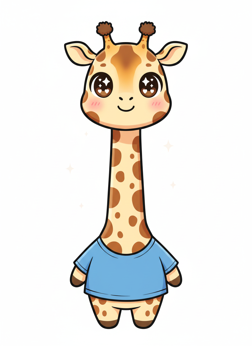 Giraffe Andrew - Kawaii Cute