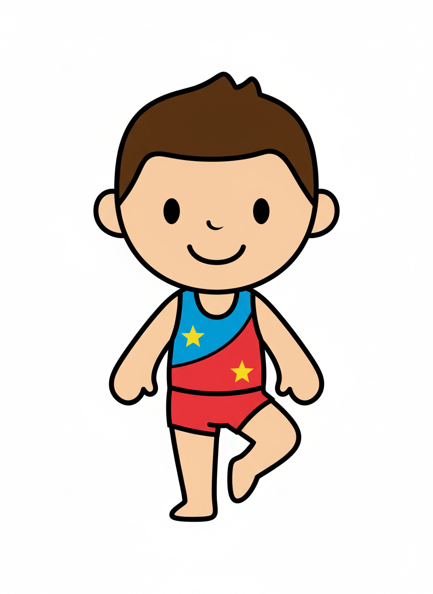 Andrew the Acrobat - Preschool Simple