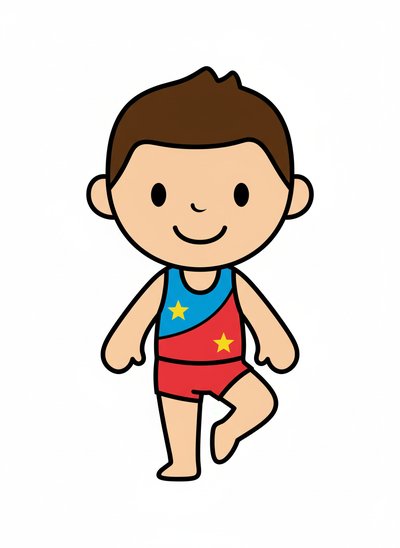 Andrew's Gymnast Adventures 🤸‍♂️ - Preschool Simple