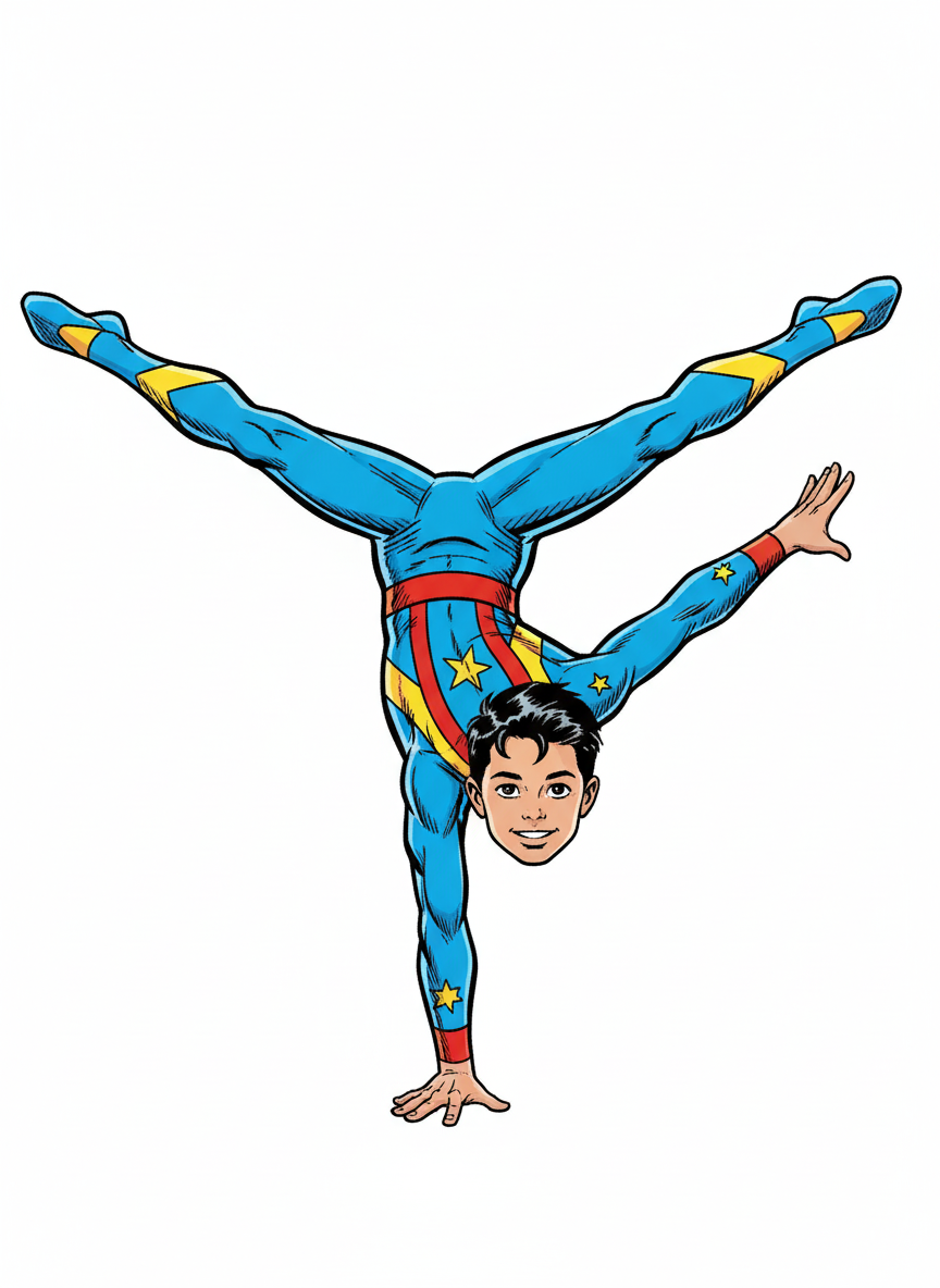 Andrew the Acrobat - Comic Book
