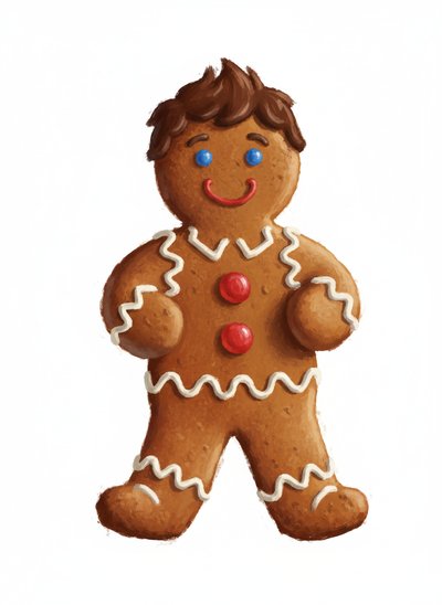 Andrew's Gingerbread Adventure 🍪 - Impressionist Painting
