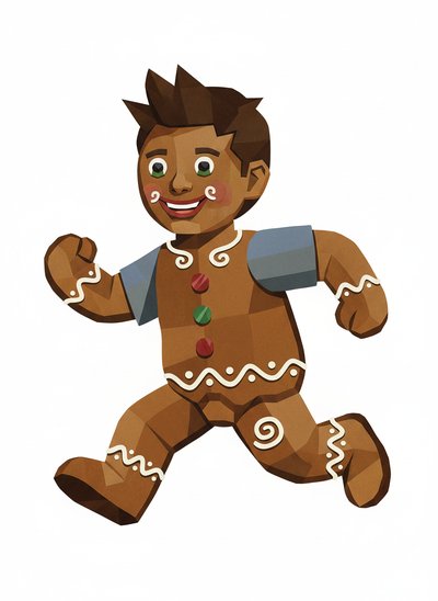 Andrew's Gingerbread Adventure 🍪 - Cubist Painting