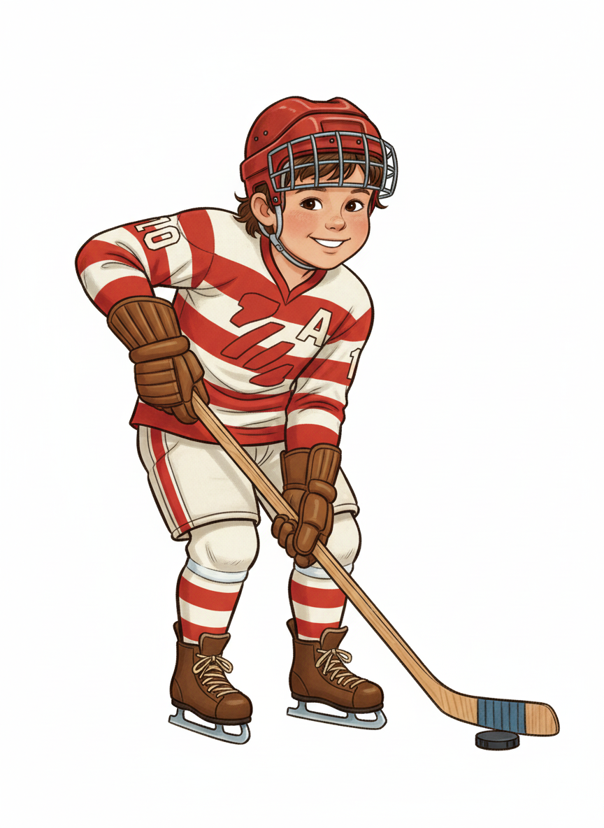 Andrew the Ice Champ - Vintage Storybook