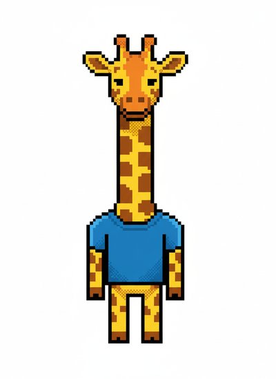 Andrew's Giraffe Adventures 🦒 - Pixel Art