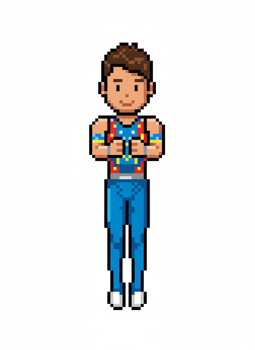 Andrew the Acrobat - Pixel Art