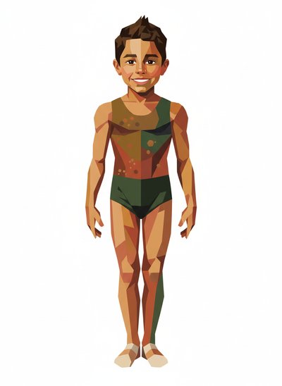 Andrew's Gymnast Adventures 🤸‍♂️ - Cubist Painting