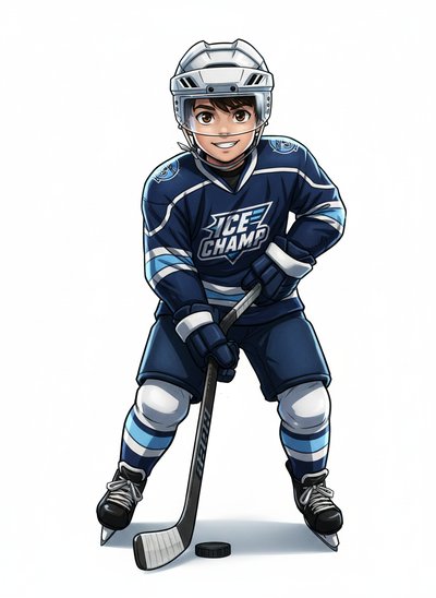 Andrew's Hockey Hero Adventure 🏒 - Webtoon Anime