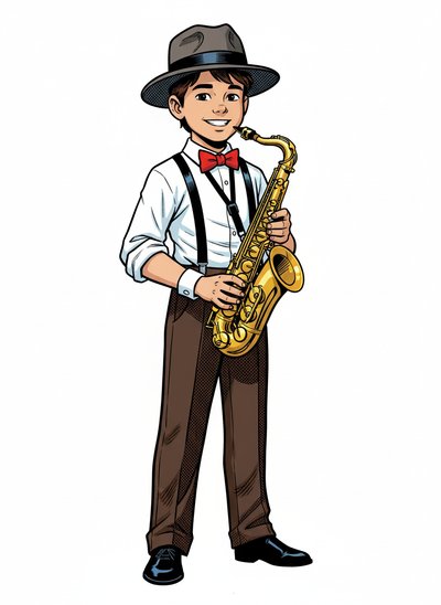 My Wee Jazz Maestro 🎷 - Comic Book