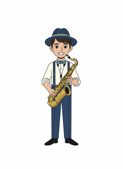 My Wee Jazz Maestro 🎷 - Minimalist