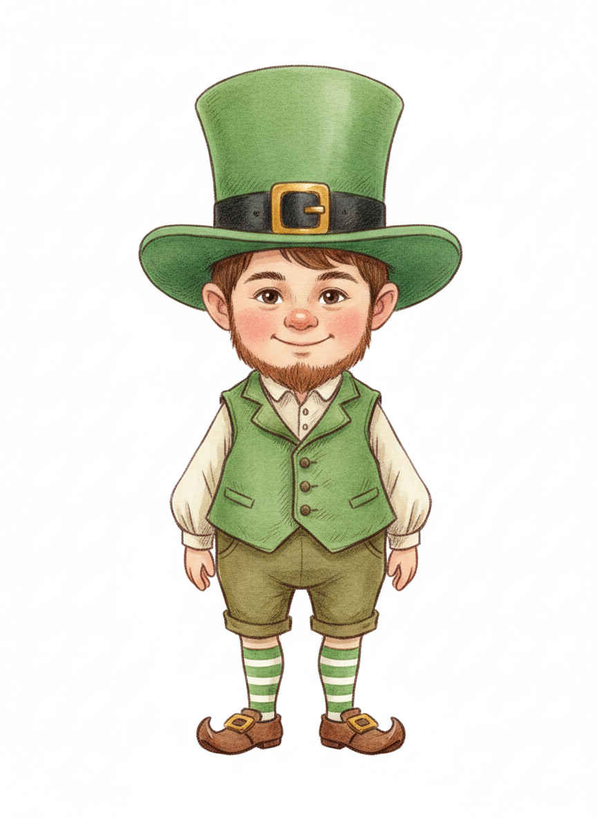 Leprechaun Andrew - Gentle Pencil