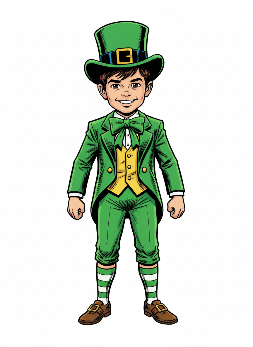 Leprechaun Andrew - Comic Book