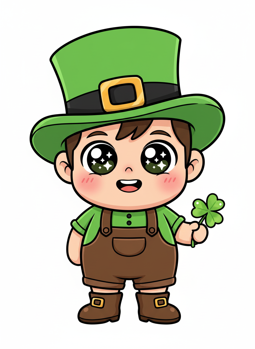 Leprechaun Andrew - Kawaii Cute