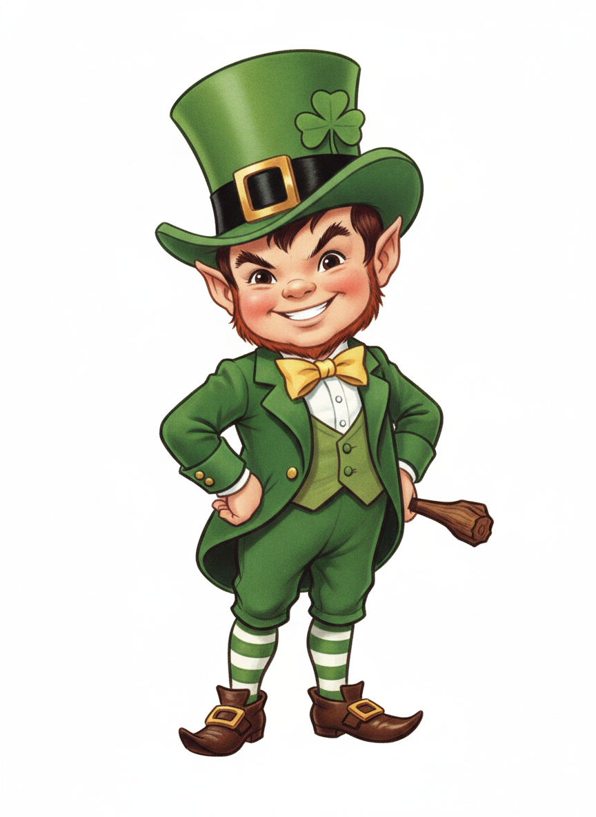 Leprechaun Andrew - Vintage Storybook