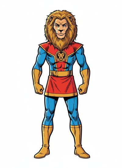Andrew's Lionhearted Adventure 🦁 - Comic Book