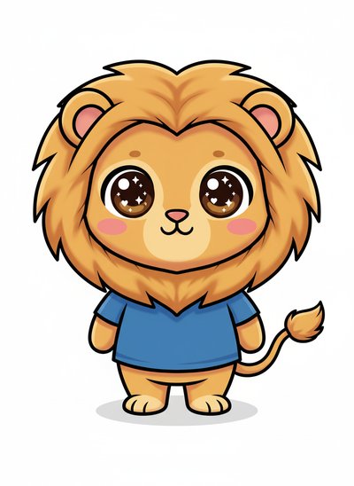 Andrew's Lionhearted Adventure 🦁 - Kawaii Cute
