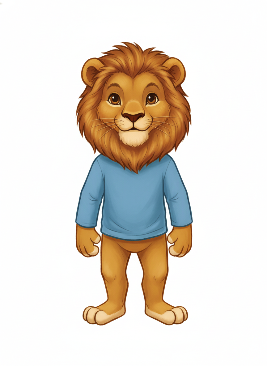 Lionhearted Andrew - Vintage Storybook