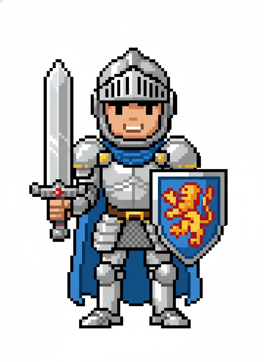 Sir Andrew the Brave - Pixel Art
