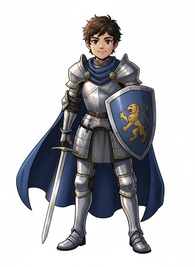 My Wee Lad as a Knight - Webtoon Anime