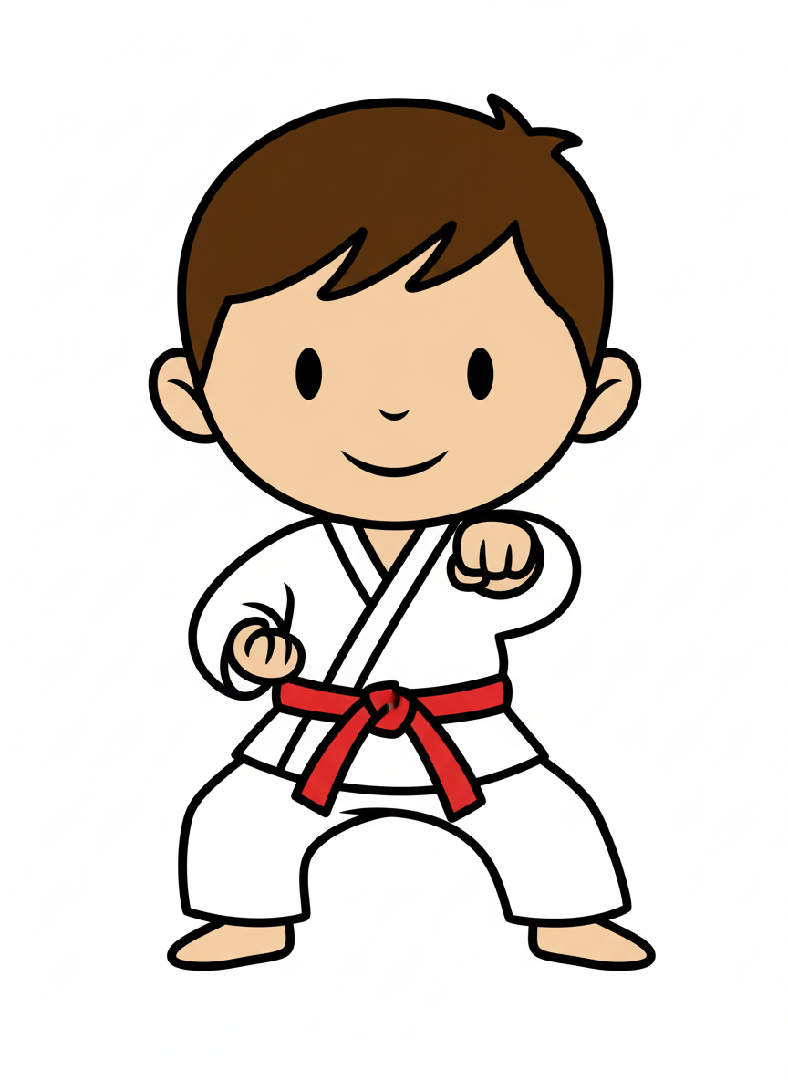 Andrew the Karate Kid - Preschool Simple