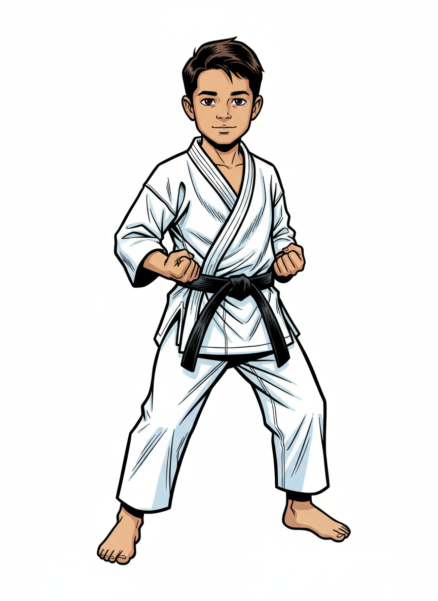 Andrew the Karate Kid - Comic Book