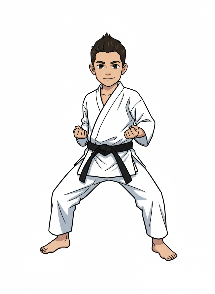 Andrew the Karate Kid - Minimalist