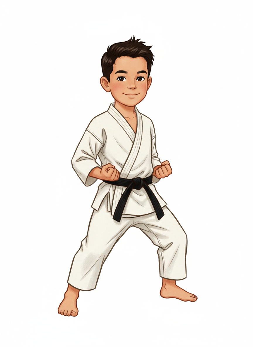 Andrew the Karate Kid - Vintage Storybook