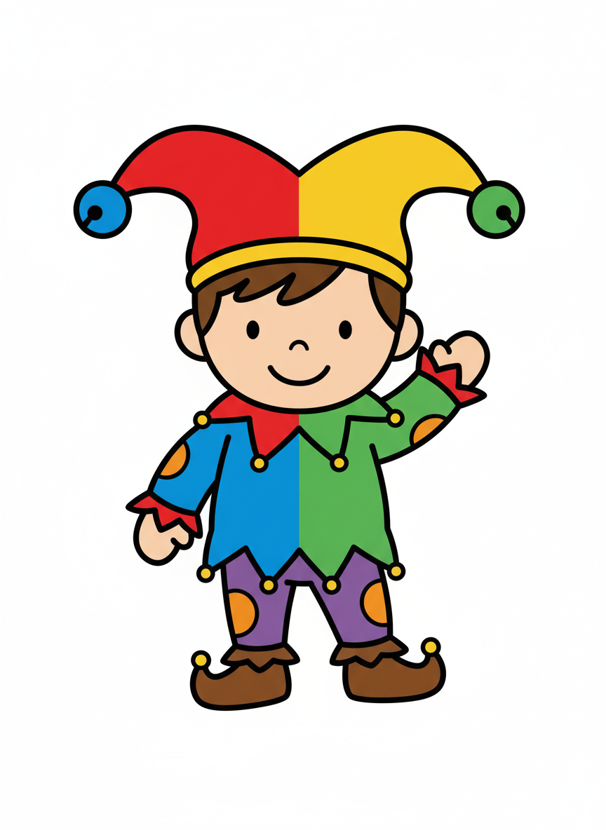 Andrew the Jolly Jester - Preschool Simple