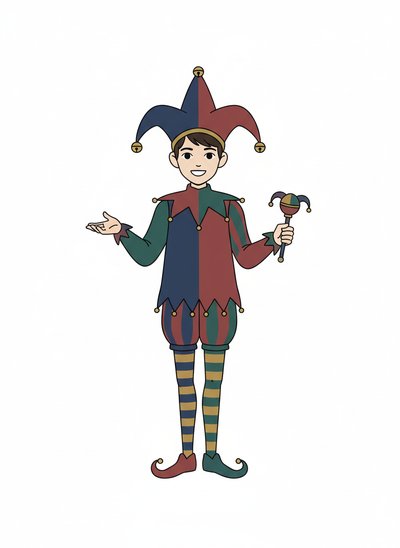 My Wee Lad as a Jester 🎭 - Minimalist