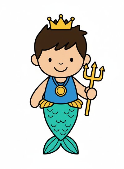 Andrew's Ocean Adventure 🧜‍♂️ - Preschool Simple