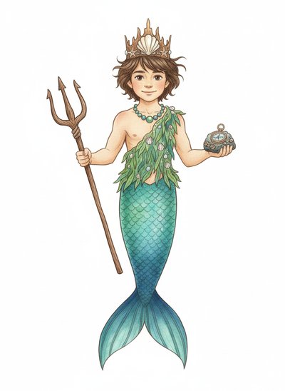 Andrew's Ocean Adventure 🧜‍♂️ - Gentle Pencil