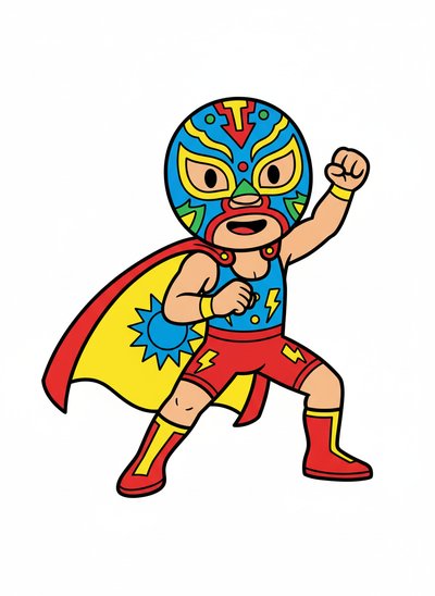 My Wee Luchador Lad - Preschool Simple