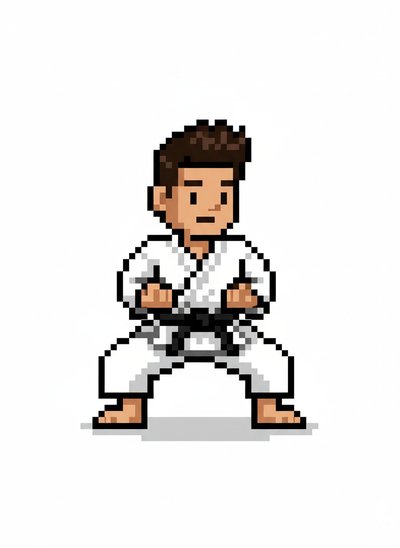 Andrew's Martial Art Magic - Pixel Art