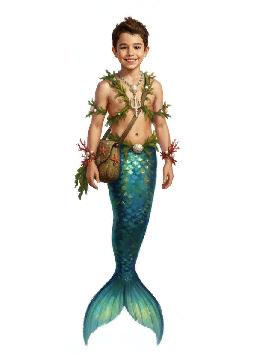 Mer-Andrew the Explorer - Impressionist Painting