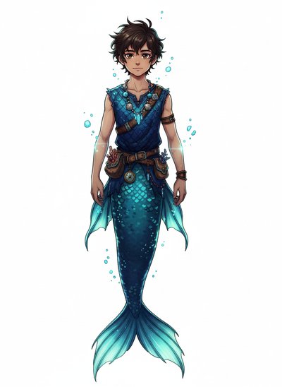 Andrew's Ocean Adventure 🧜‍♂️ - Webtoon Anime