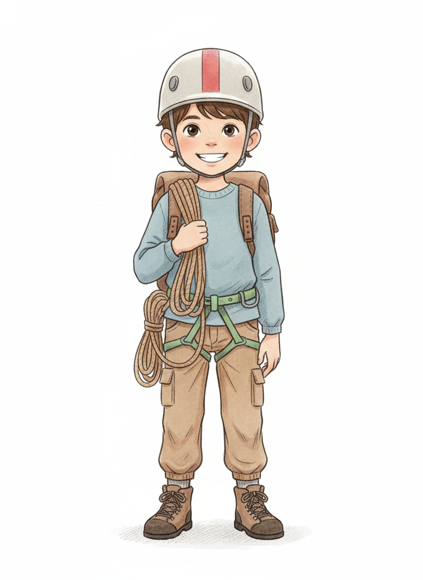 Climber Andrew - Gentle Pencil