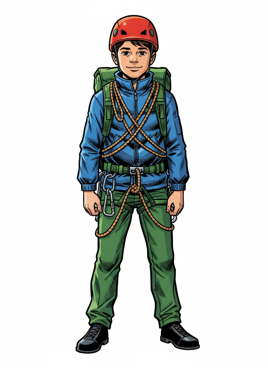 Climber Andrew - Comic Book