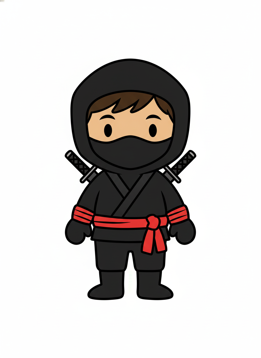 Andrew the Stealthy Ninja - Preschool Simple